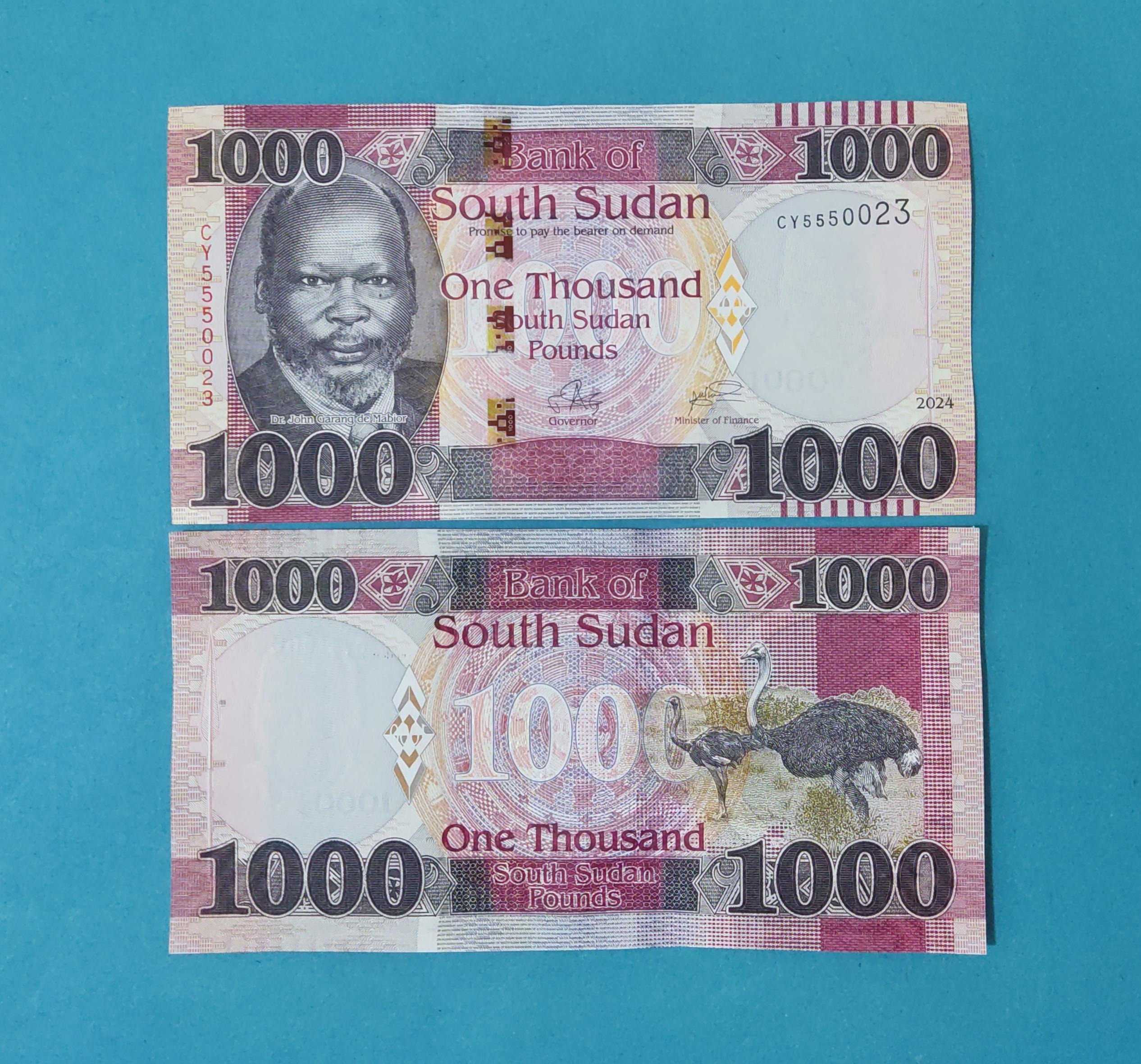 تک بانکی 1000 پوند سودان جنوبی