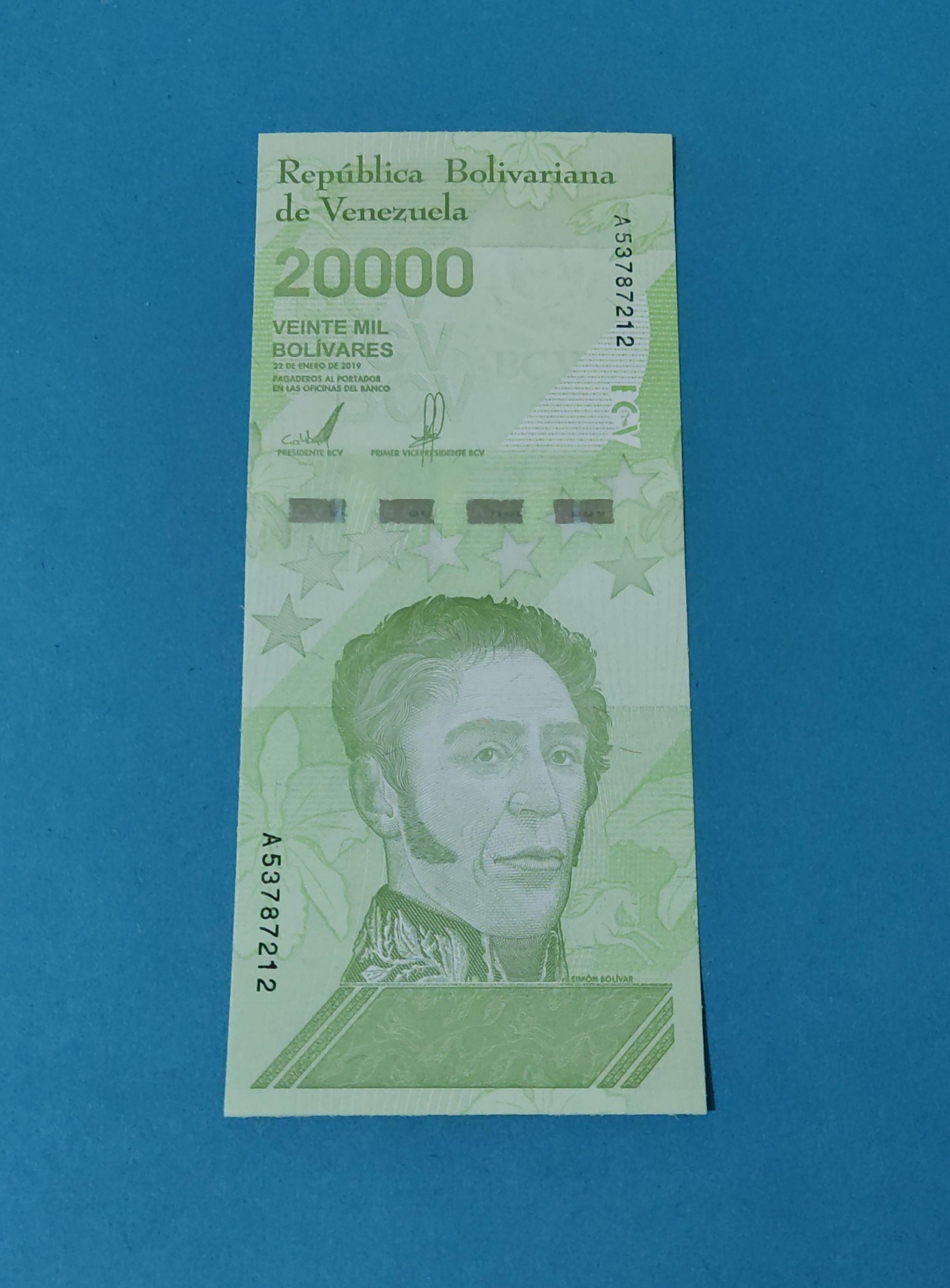 تک بانکی 20000 بولیوار ونزوئلا