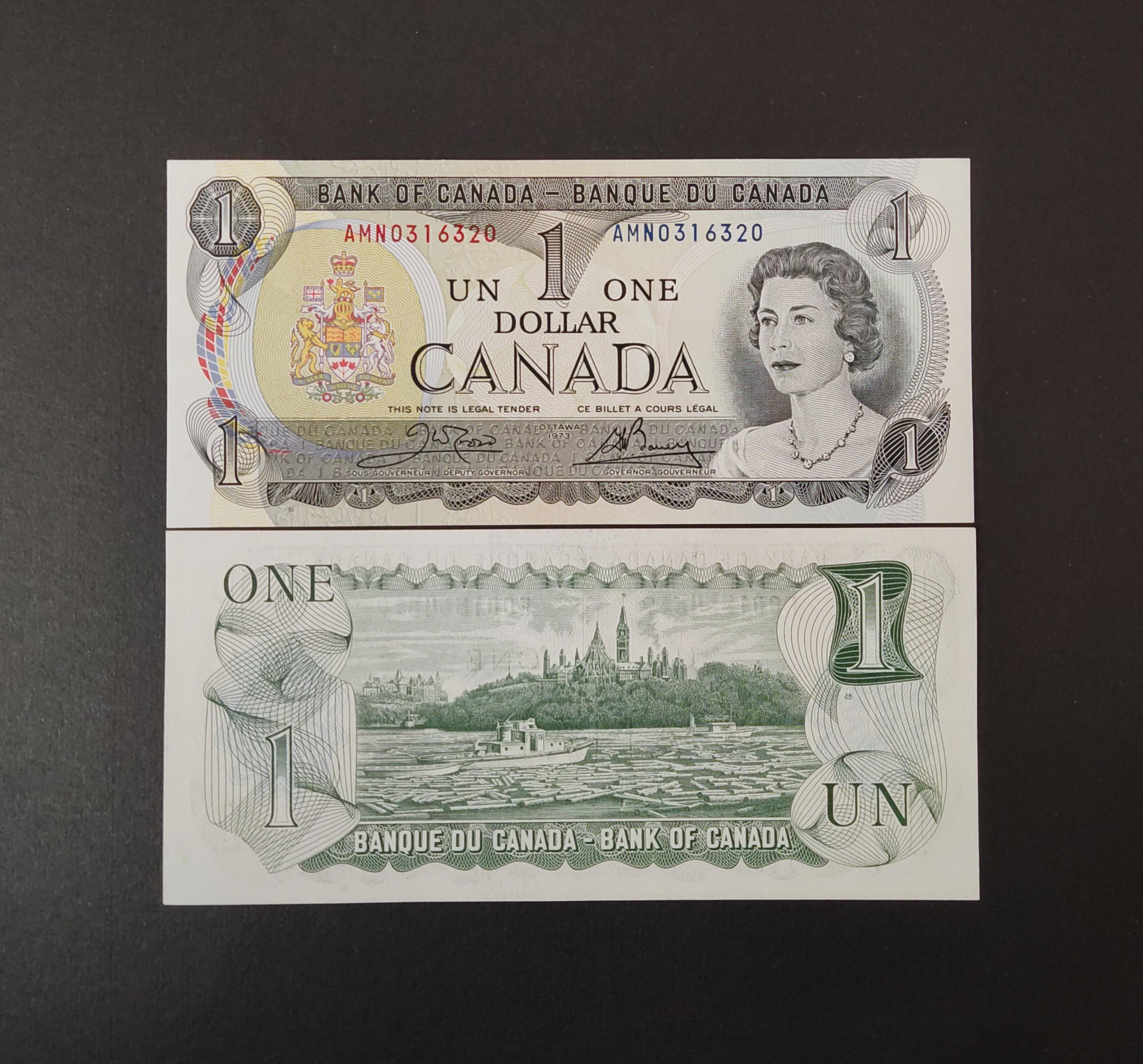 تک بانکی 1 دلار کانادا 1973