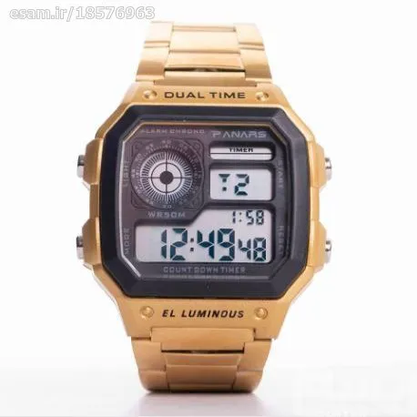  ساعت مچی دیجیتالی رزگلد کاسیو WORLD TIME