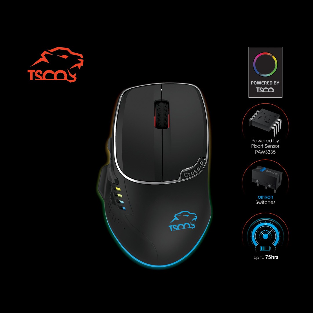 ماوس گیمینگ تسکو (بی سیم و با سیم) RGB