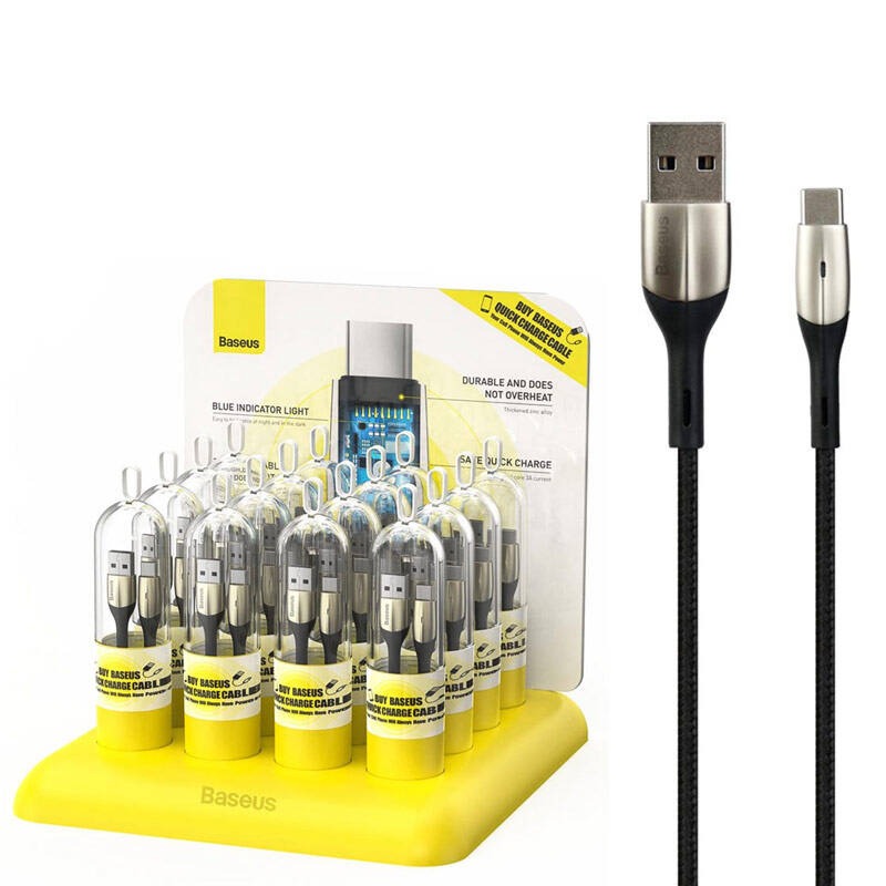 کابل شارژ آندروید USB to Type-C BASEUS