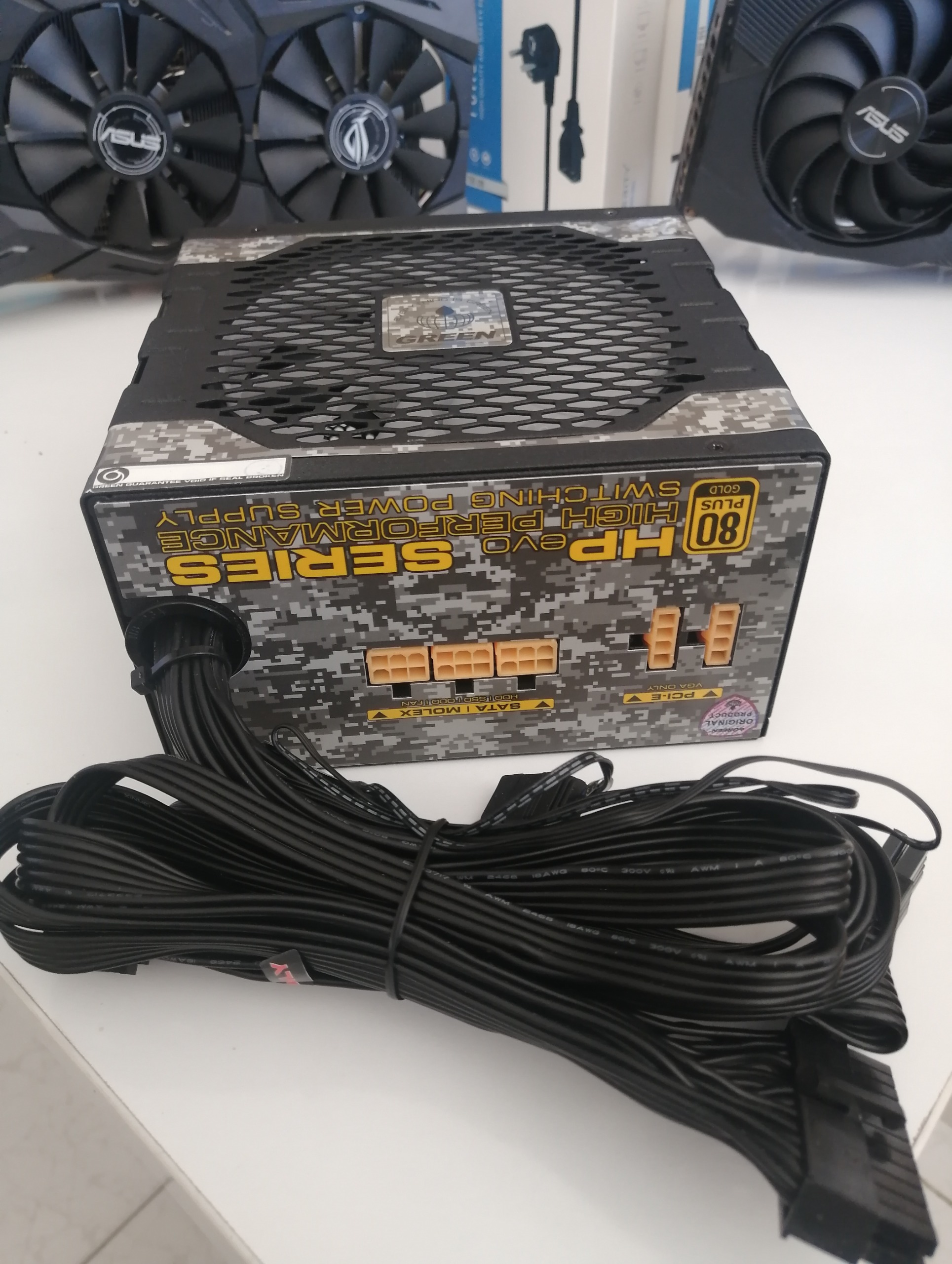 پاور ماژولار گرین 600W HP GOLD RGB