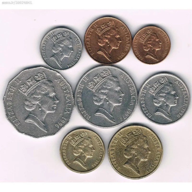 مجموعه سکه های استرالیا (8 سکه)