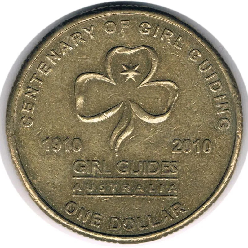 سکه یادبودی 1 دلار استرالیا 2010 (نایاب)
