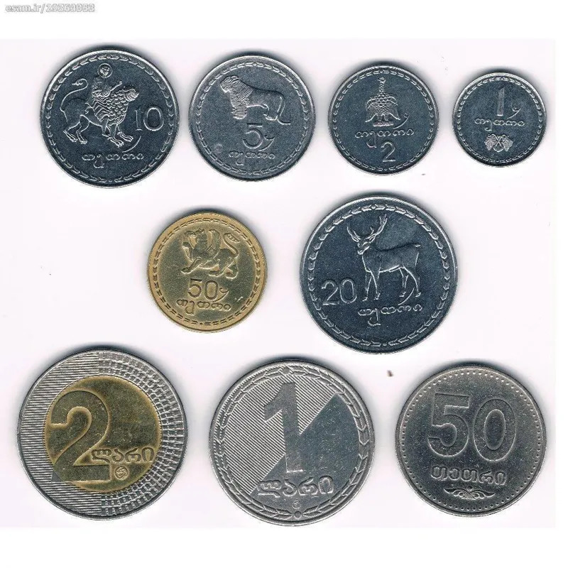 سری سکه های گرجستان (9 سکه)