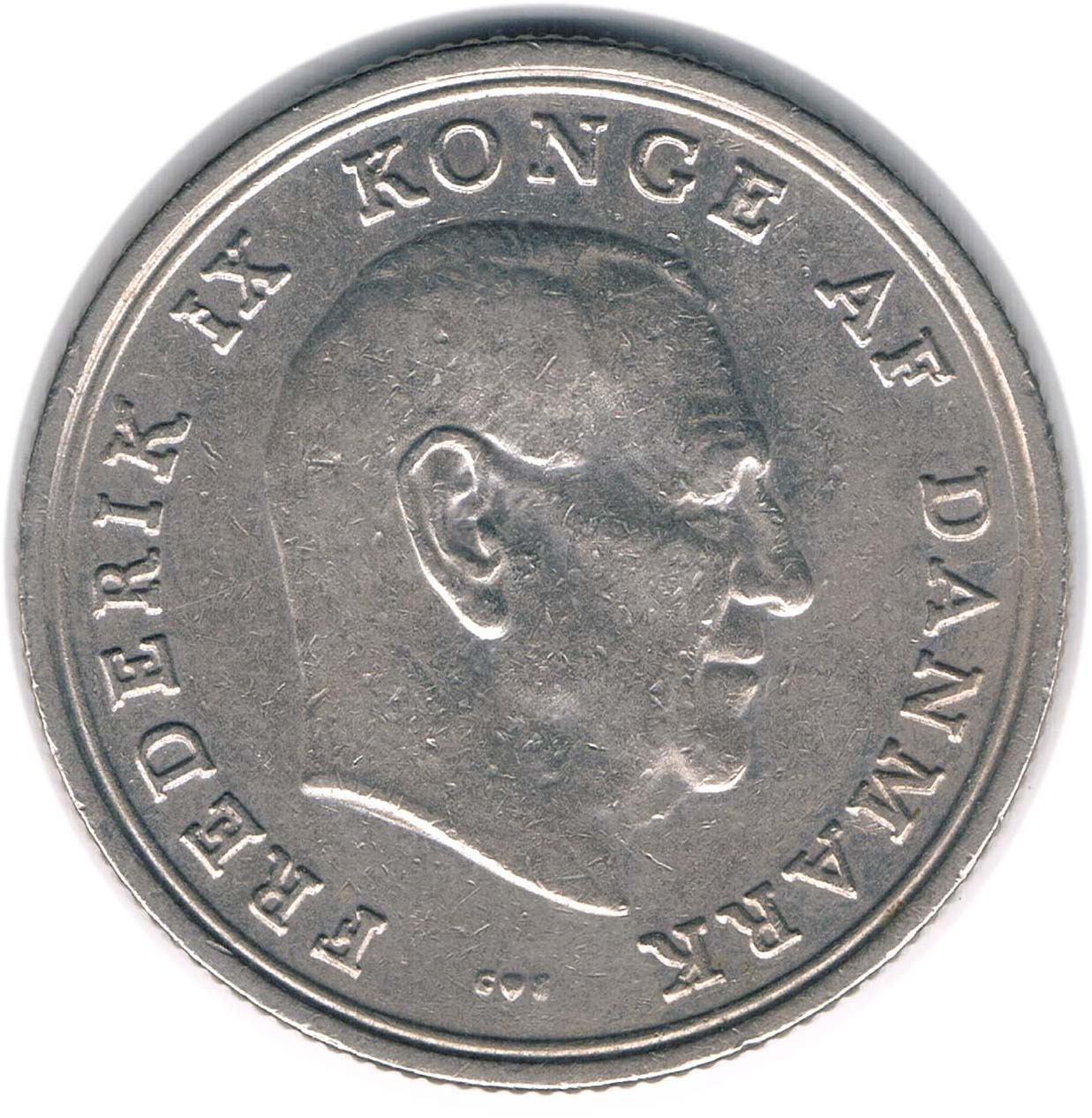 سکه 1 کرون دانمارک 1969 (کمیاب)