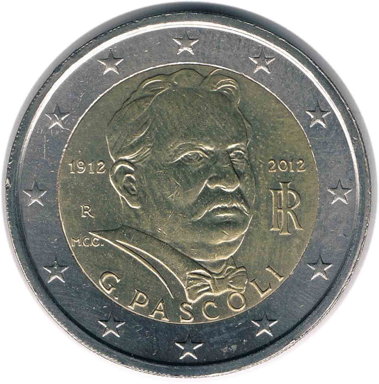 سکه یادبودی 2 یورو ایتالیا 2012 (نایاب)