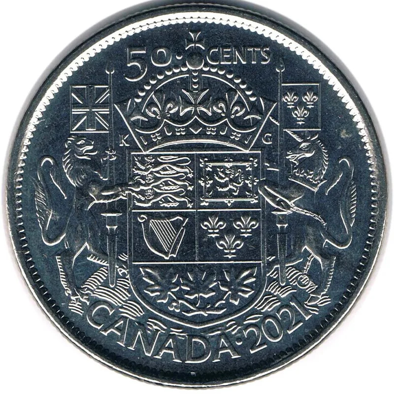 سکه یادبودی نیم دلار کانادا 2021 (نایاب) 3