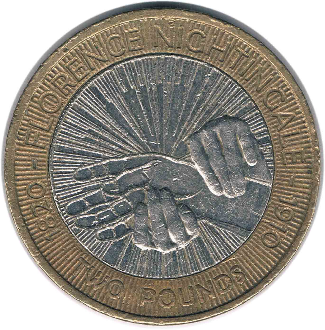 سکه یادبودی 2 پوند بریتانیا 2010 (نایاب)