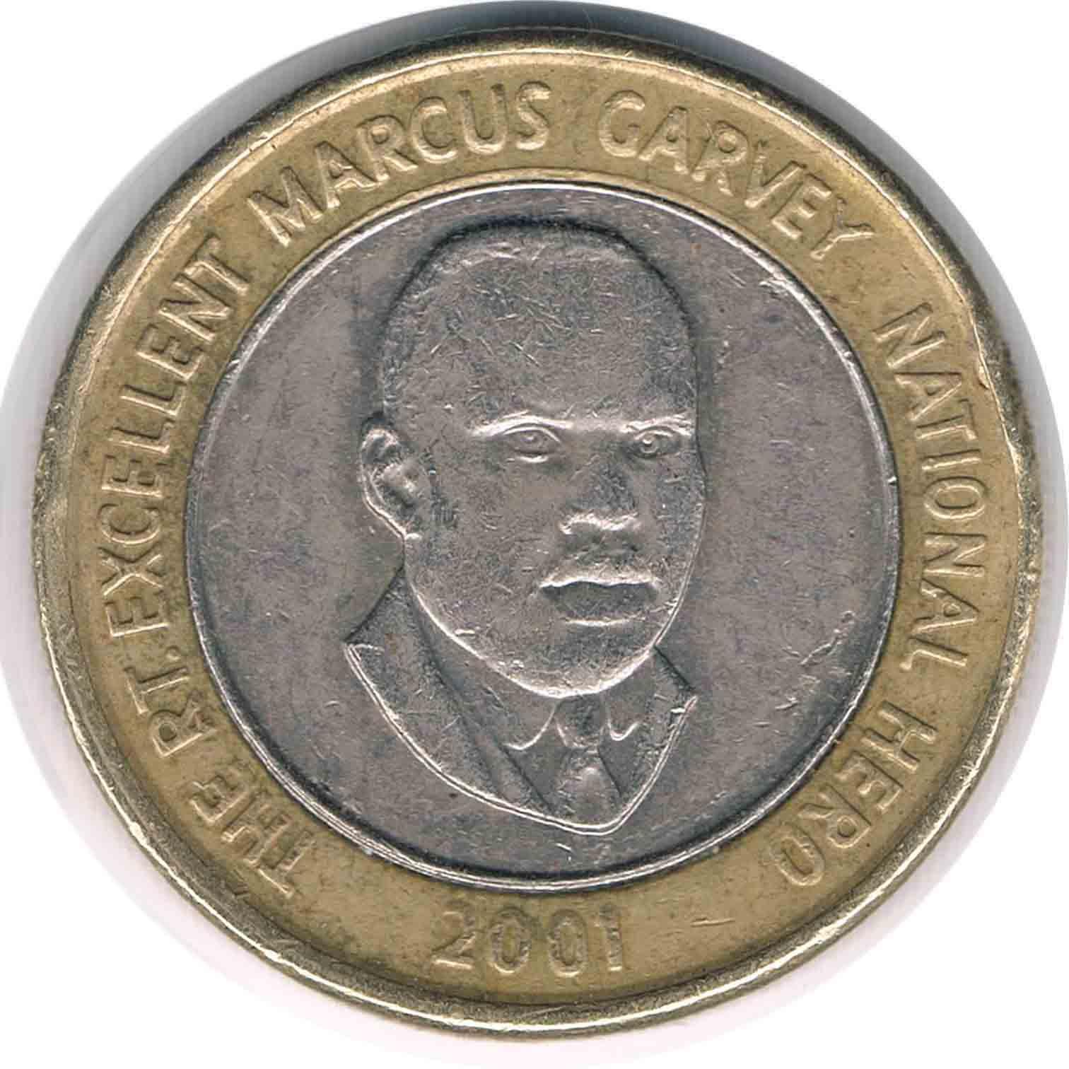 سکه 20 دلار جامائیکا 2001 (نایاب)