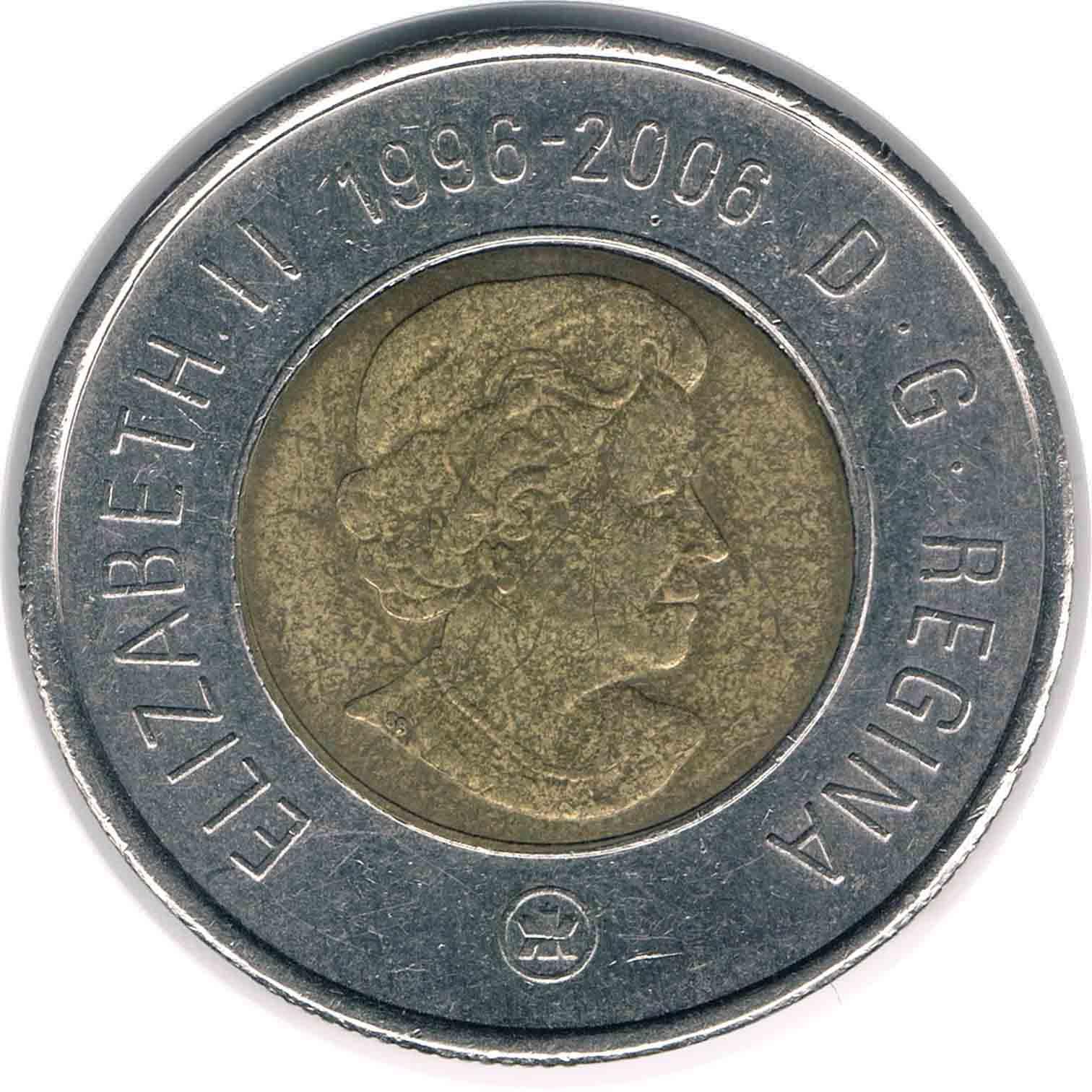 سکه یادبودی 2 دلار کانادا 2006 (نایاب) Churchill