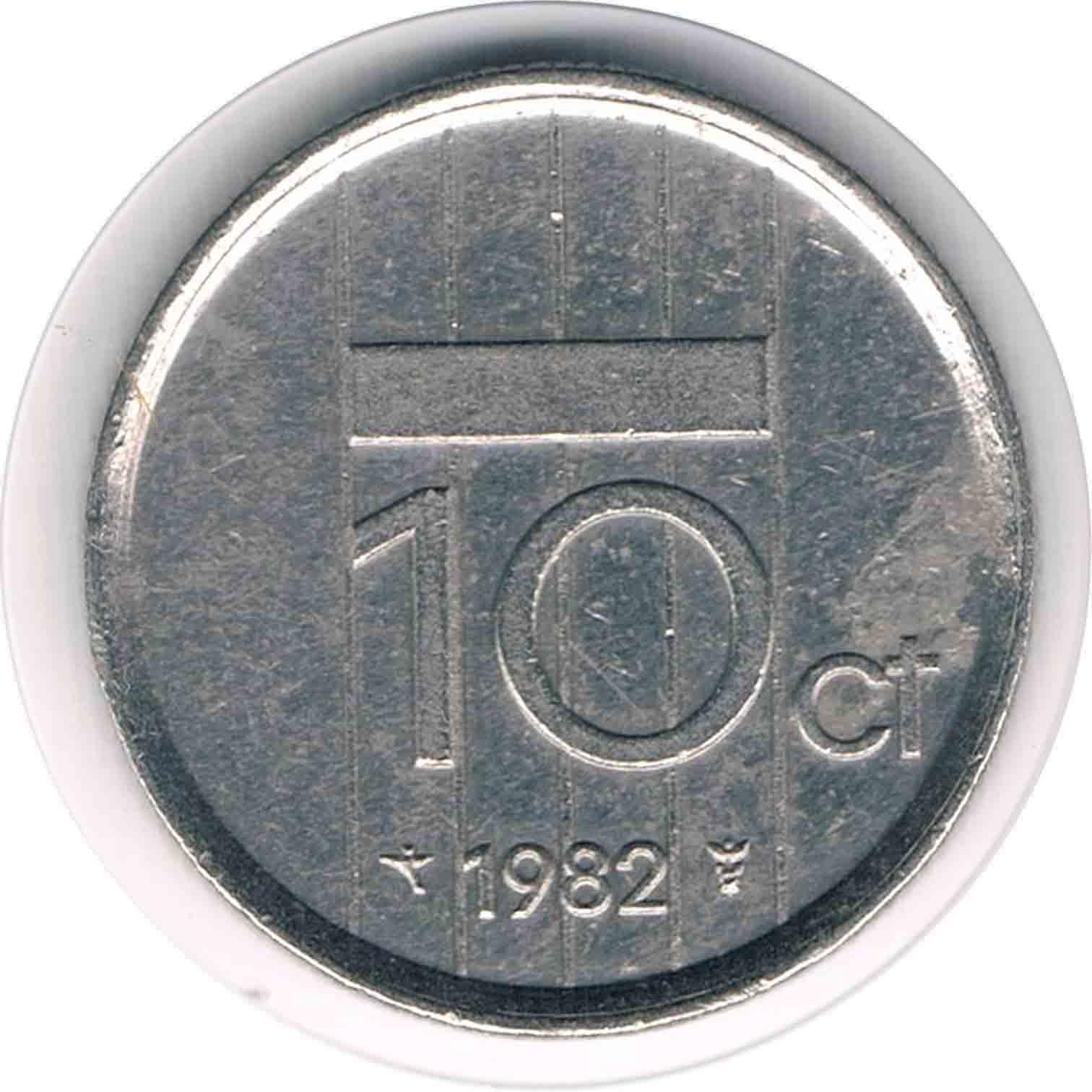 سکه 10 سنت هلند 1982