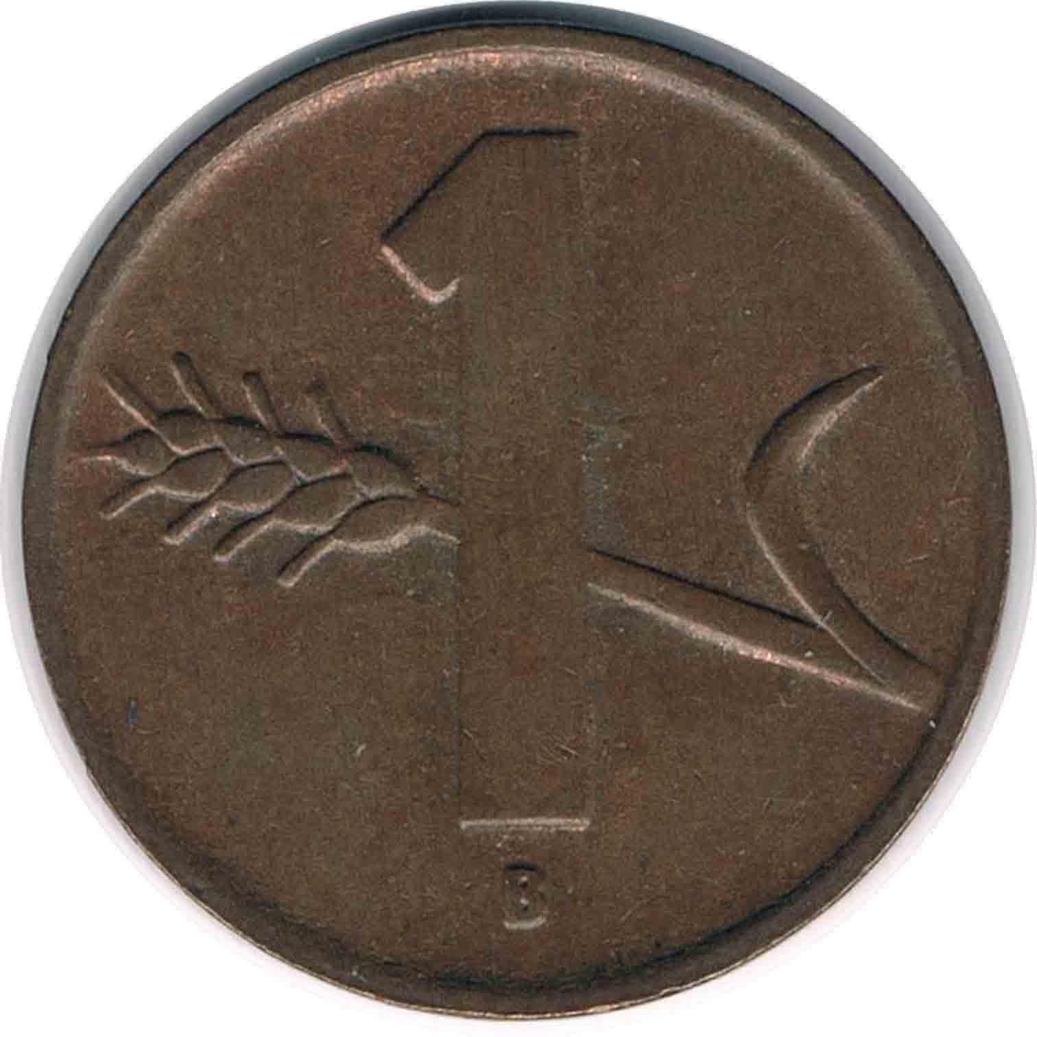 سکه 1 راپن سوئیس 1948 (کمیاب) B