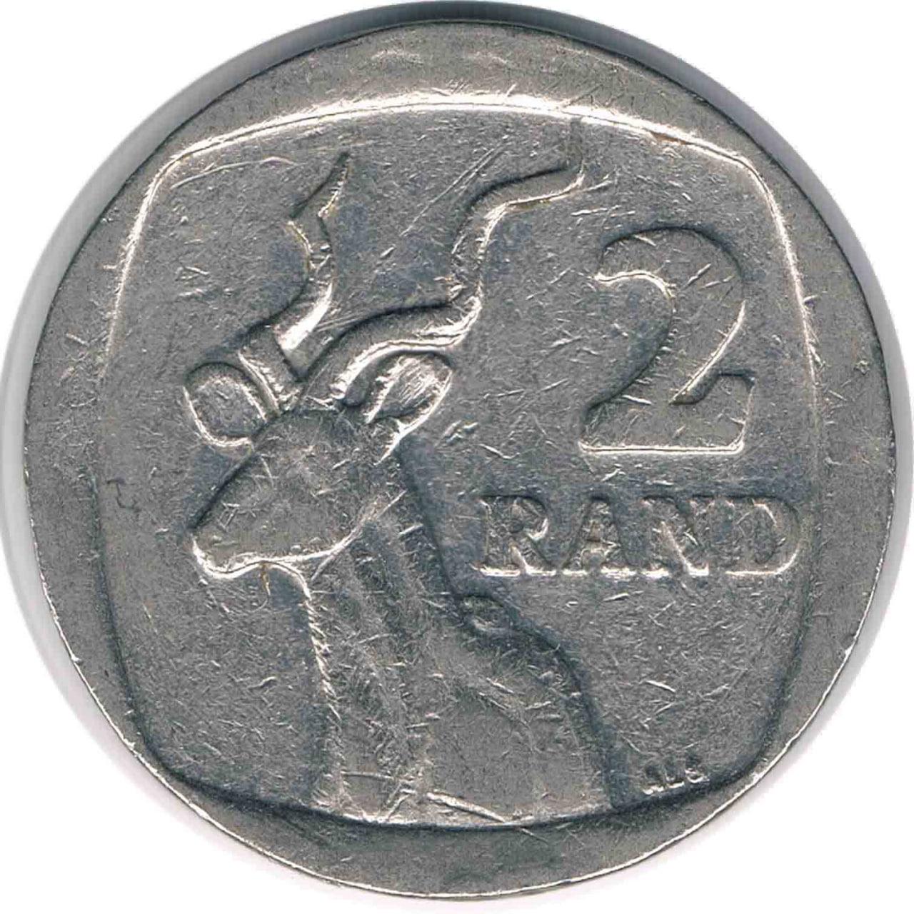 سکه 2 راند افریقای جنوبی 2003 (کمیاب)
