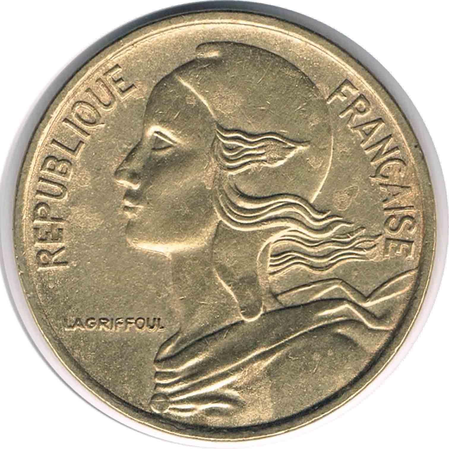 سکه 5 سنت فرانسه 1985