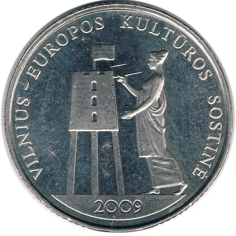 سکه یادبودی 1 لیتاس لیتوانی 2009 (نایاب)