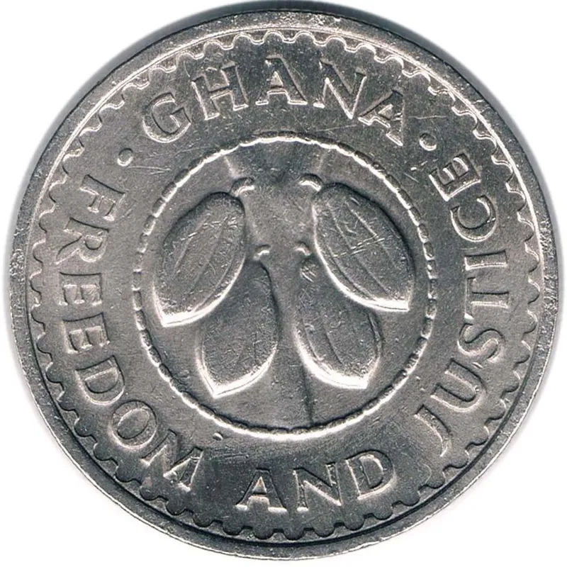 سکه 5 پسواس غنا 1973 (نایاب)