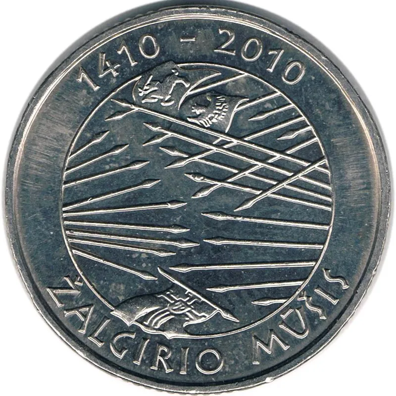 سکه یادبودی 1 لیتاس لیتوانی 2010 (نایاب)