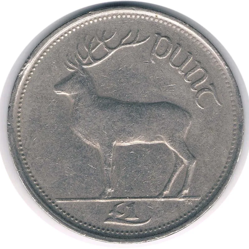 سکه 1 پوند ایرلند 1990 (بسیارکمیاب)