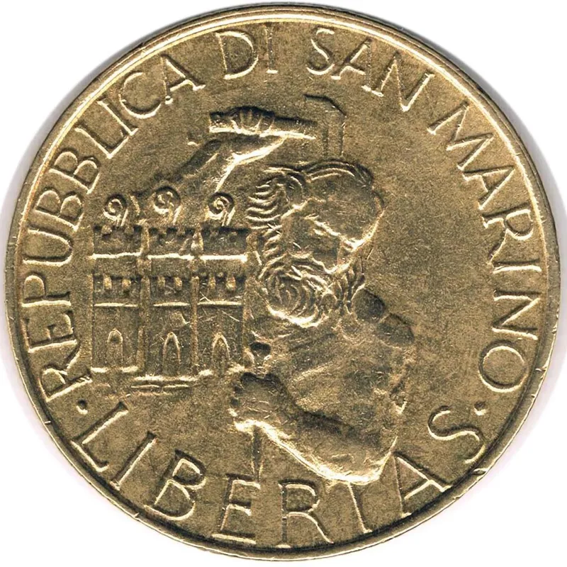 سکه یادبودی 200 لیره سان مارینو 1994 (نایاب) FAO