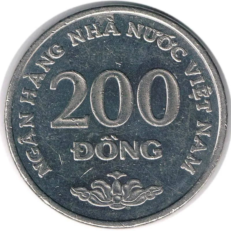 سکه 200 دونگ ویتنام 2003 (بسیار کمیاب)