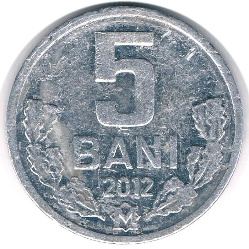 سکه 5 بانی مولداوی 2012