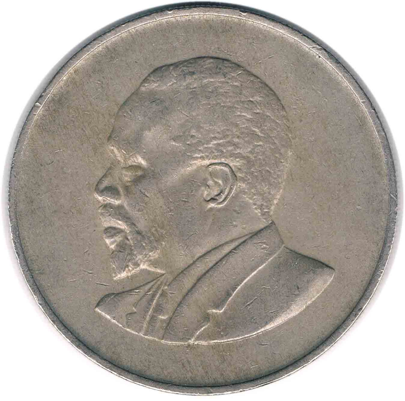 سکه 1 شیلینگ کنیا 1968 (کمیاب)