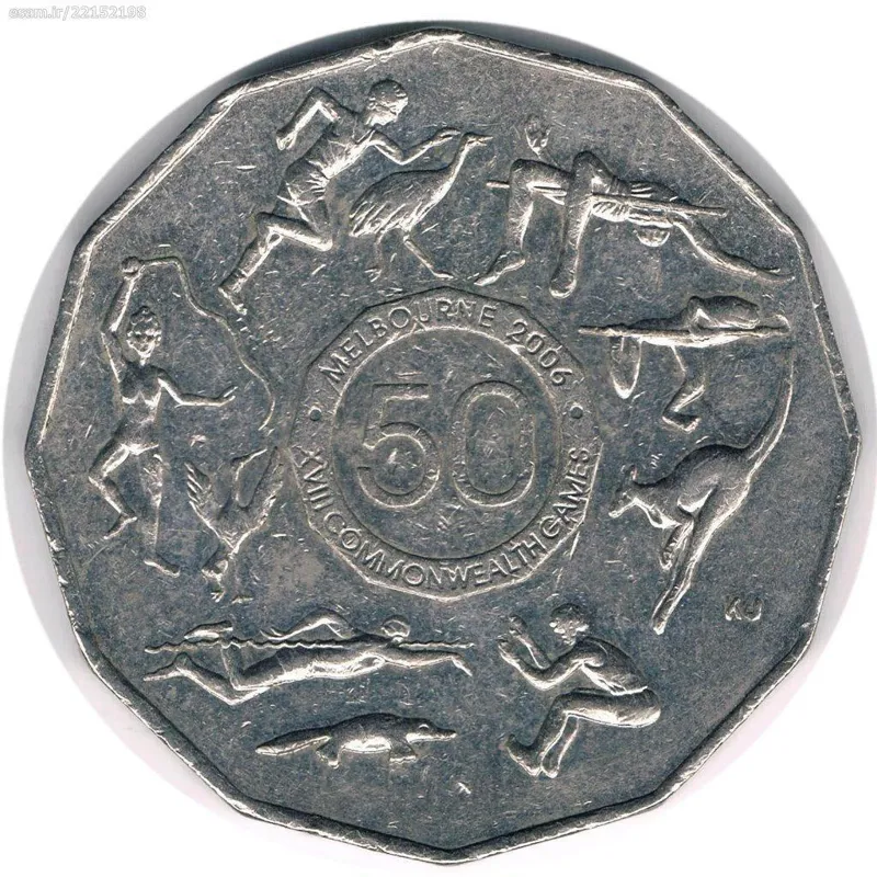 سکه یادبودی نیم دلار استرالیا 2005 (کمیاب)