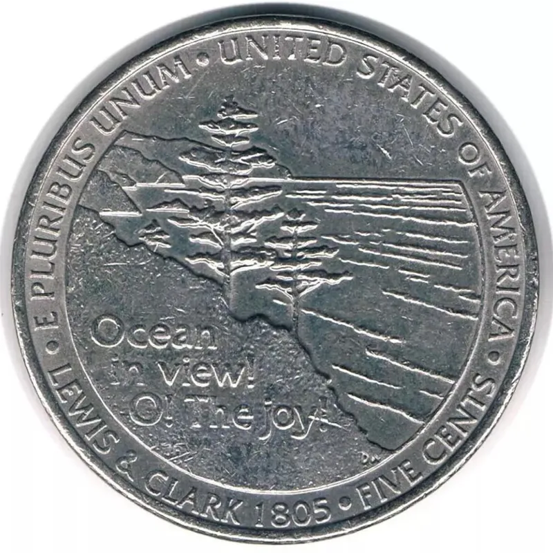 سکه یادبودی 5 سنت امریکا 2005 (کمیاب)