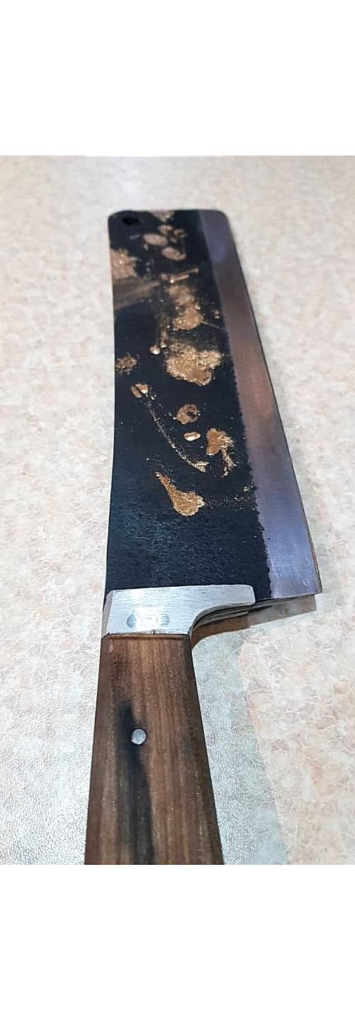 چاقو بامبوزن دستساز 45سانت فولاد 6میل