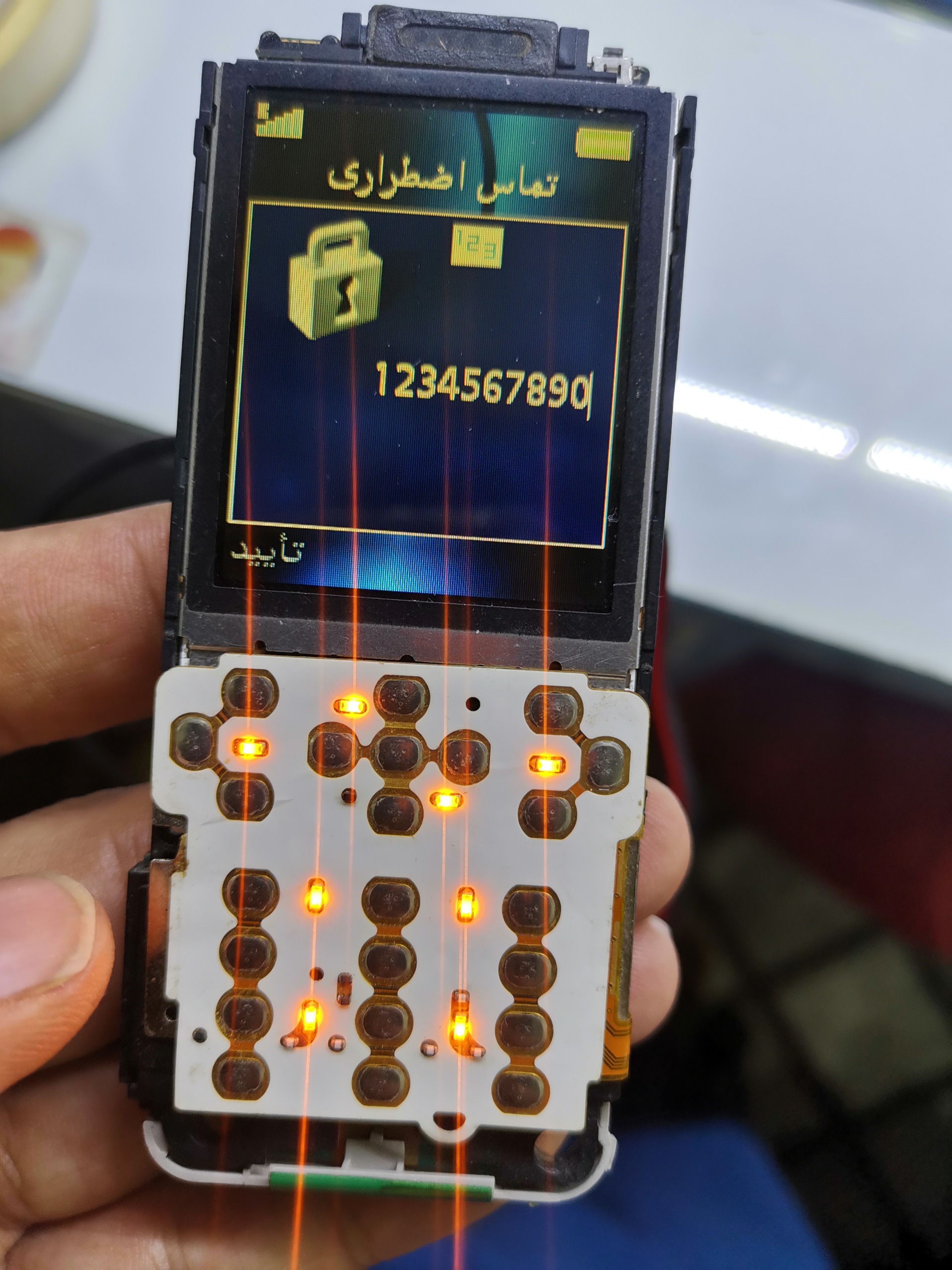 السیدی و فلت کیپد فابریکی W610 سونی اریکسون k550