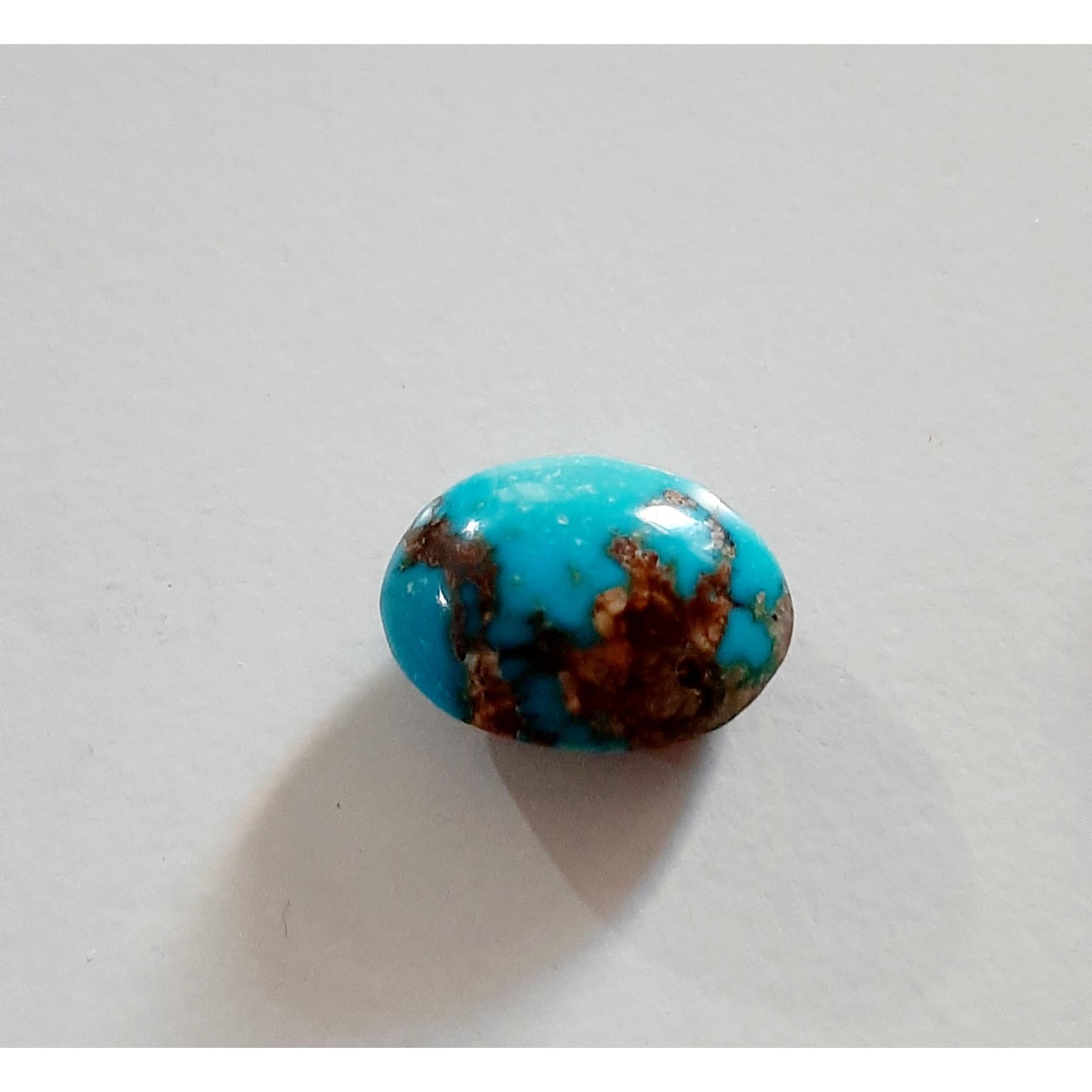 نگین فیروزه نیشابوری مغزدار