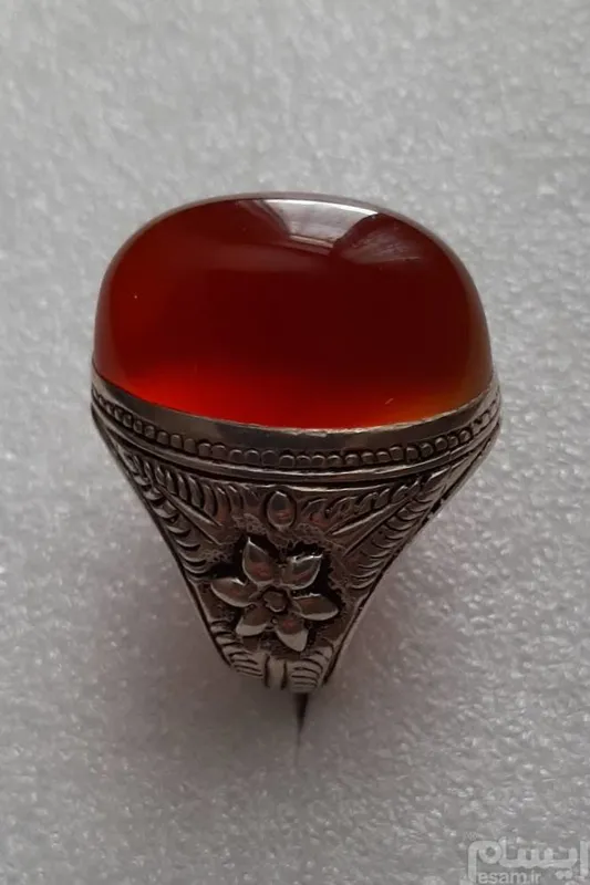 عقیق یمن سراسرتیغاب قلمزنی40گل توضیح رابخونید