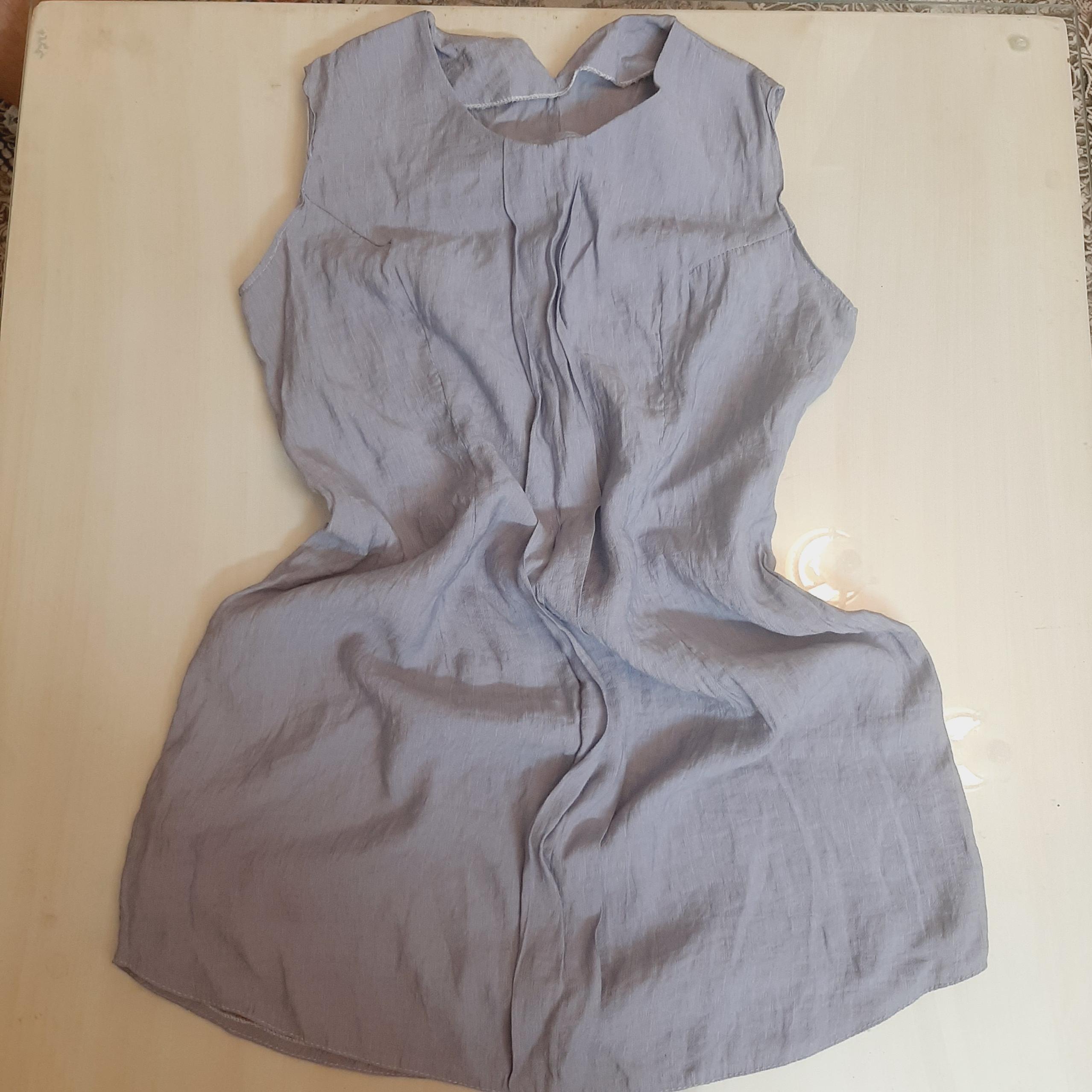 تاپ نخی طوسی سایز 38 40 42