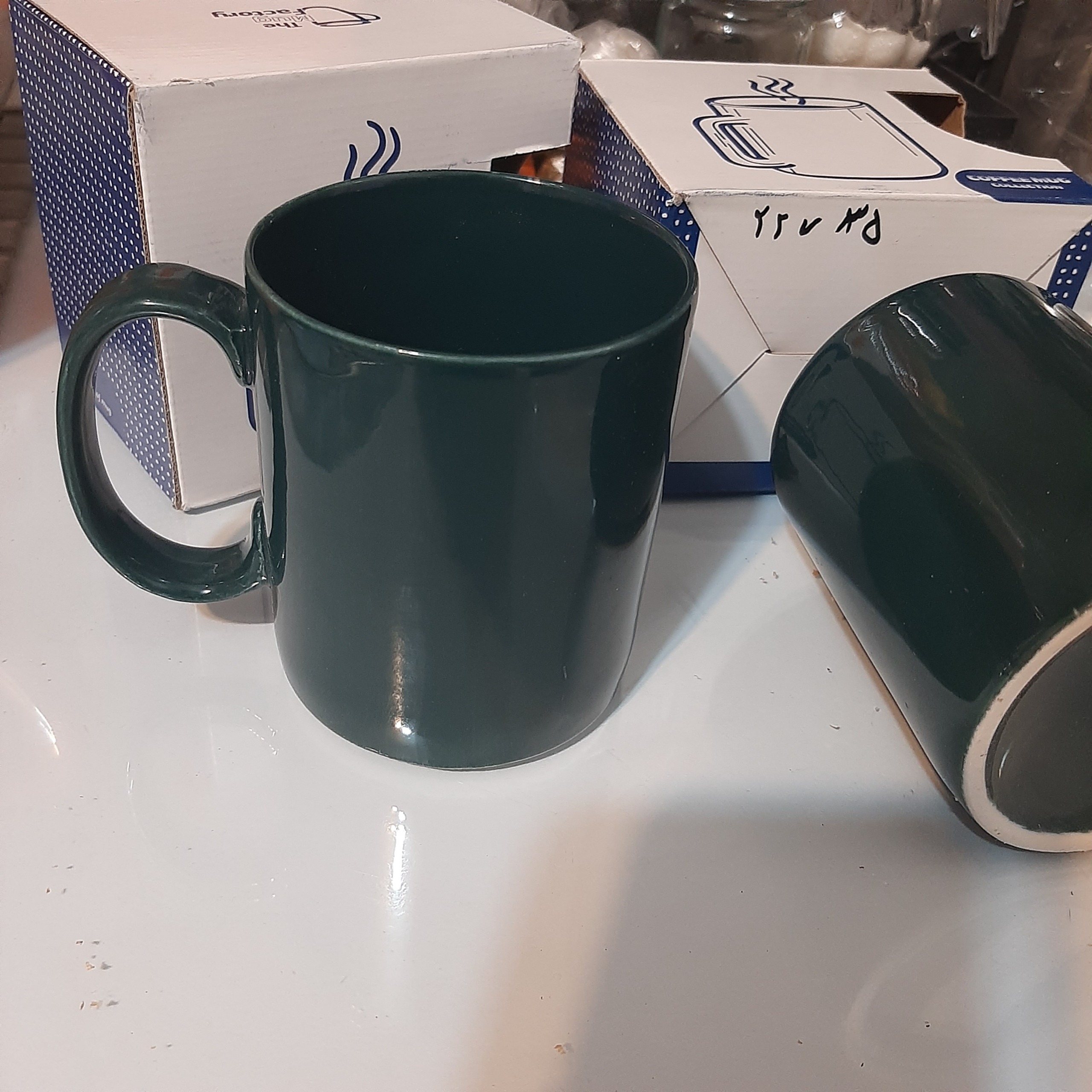 ماگ سبز زمردی