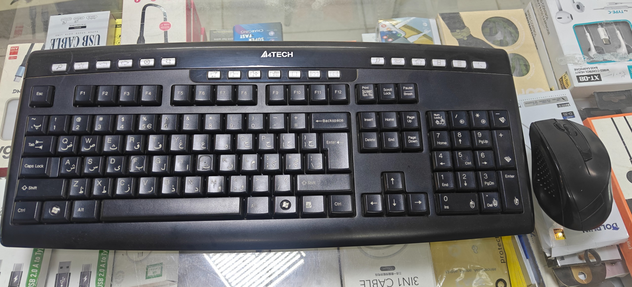 ماوس و کیبورد بی سیم A4TECH