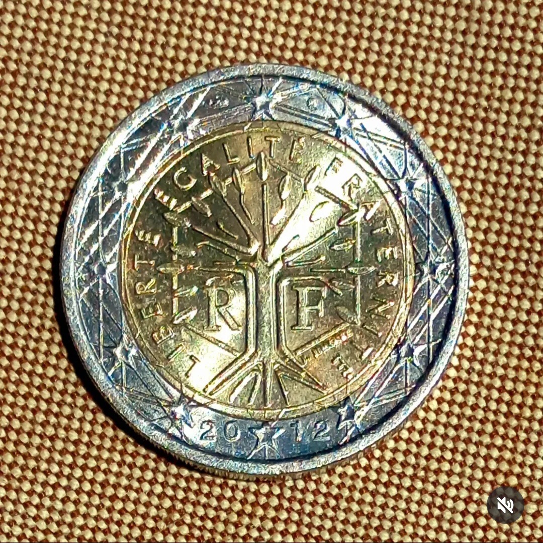 سکه 2 یورو طرح فرانسه