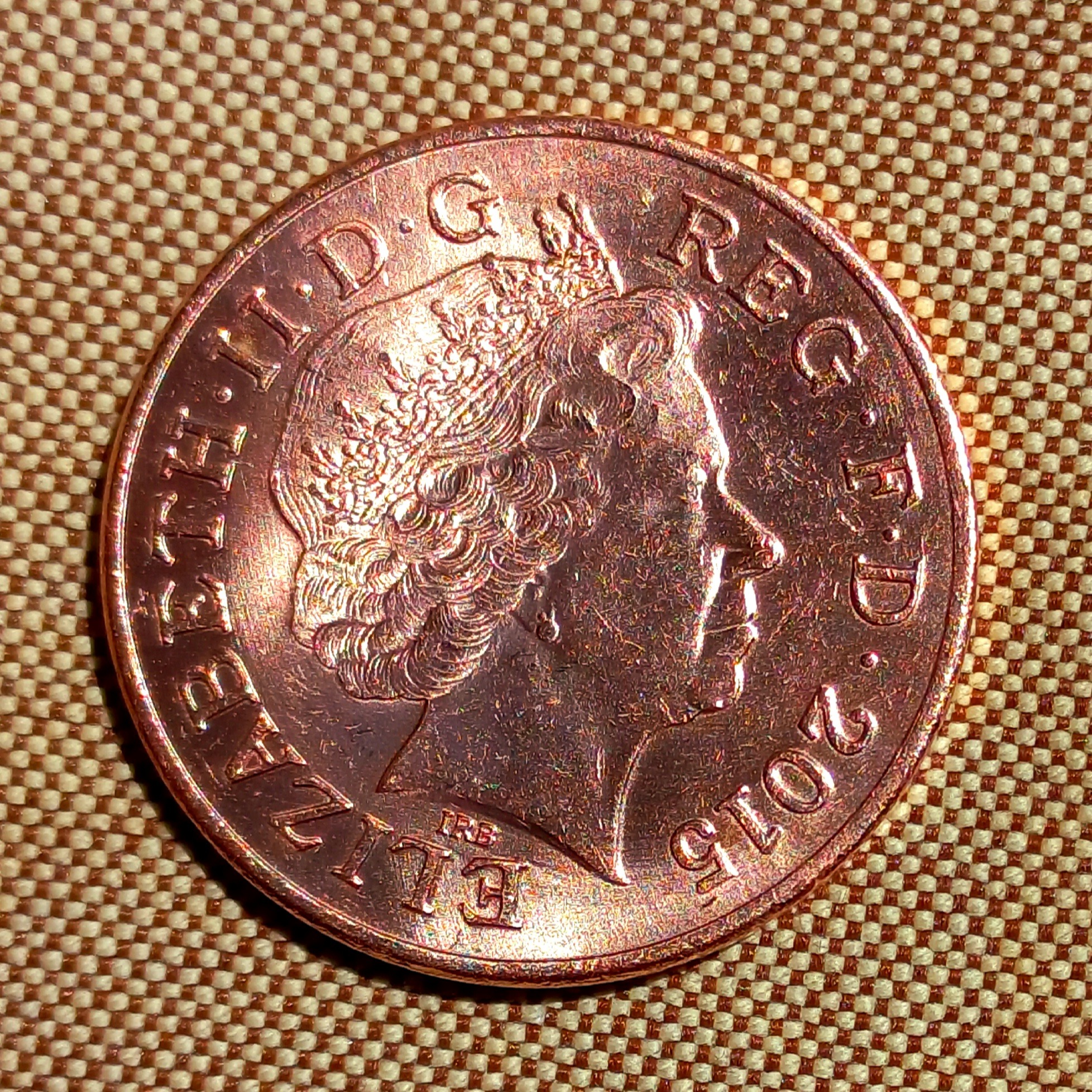 سکه 2 پنس طرح سپر (سایز بزرگ)