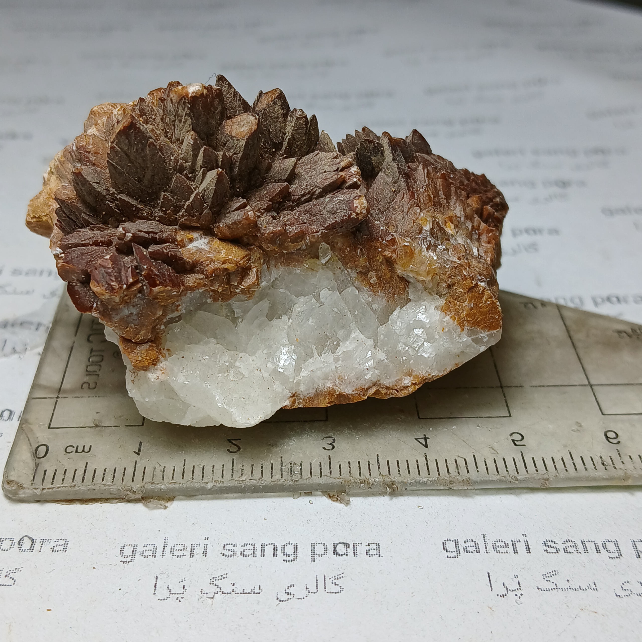 کلسیت فلاورکد62 _ابعاد5×3سانت