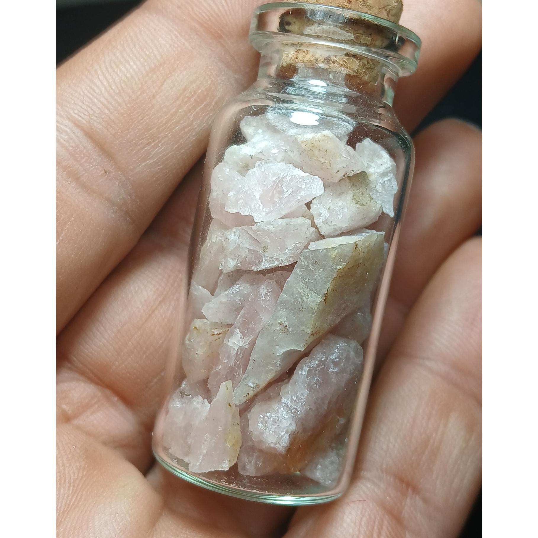 پک رزکوارتز ابعادشیشه 5سانت