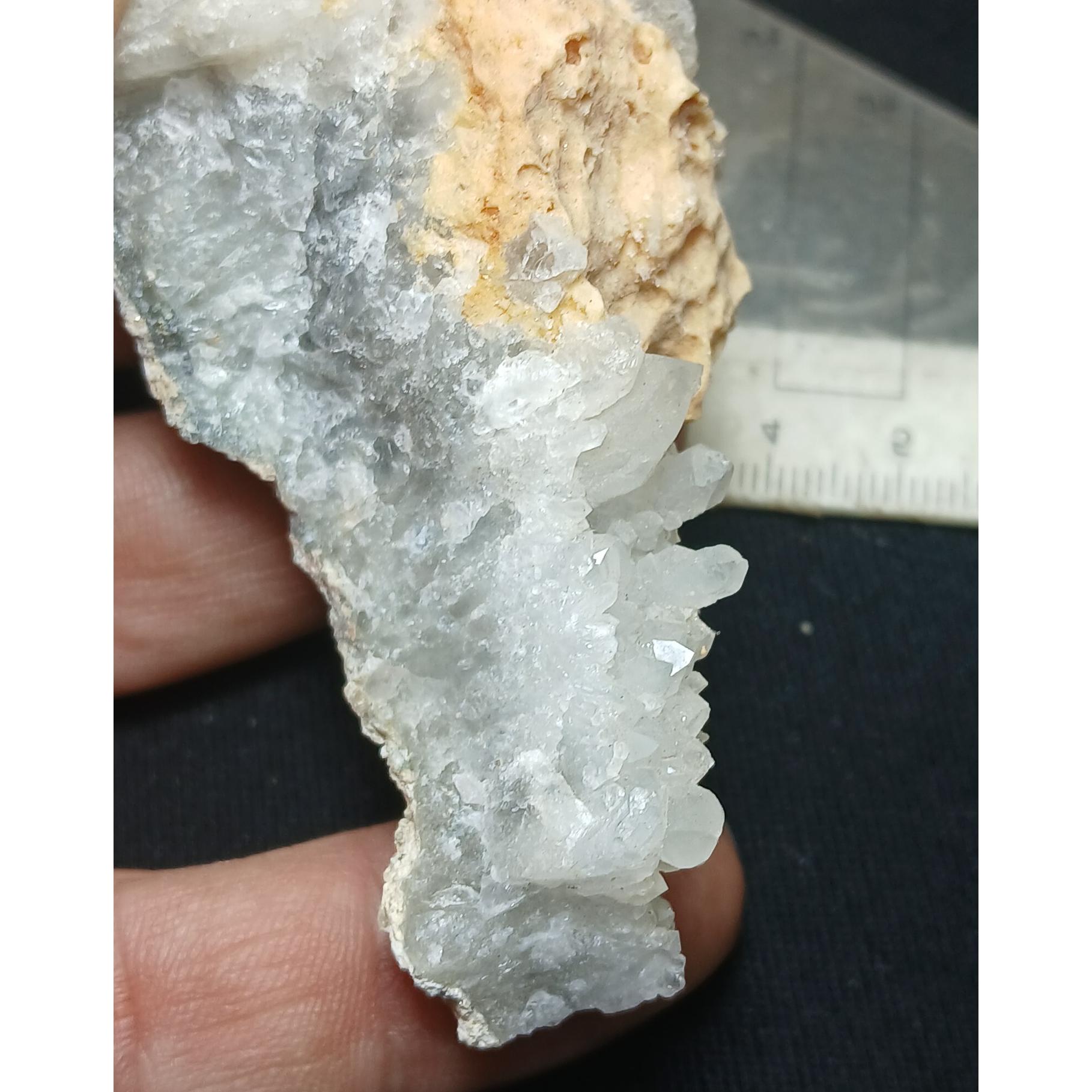 کوارتزرورشدی دولومیت کد142_ابعاد6×3سانت