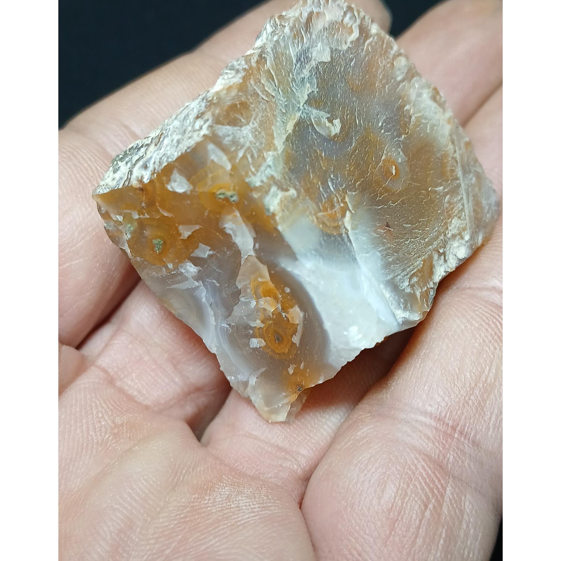 عقیق عسلی کد89 _ابعاد4×3سانت