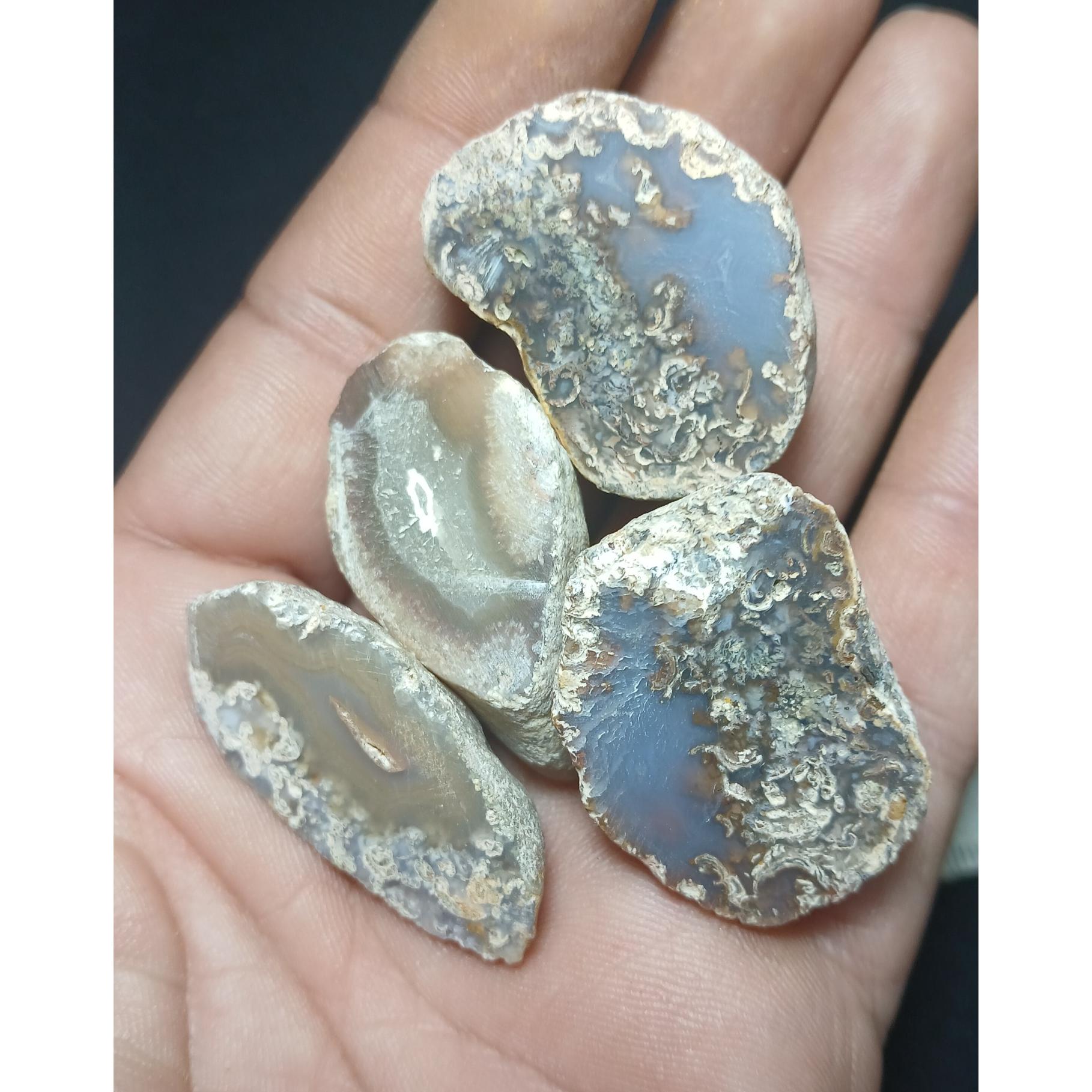 4عددعقیق اسلایس کد157 _ابعاد3سانت