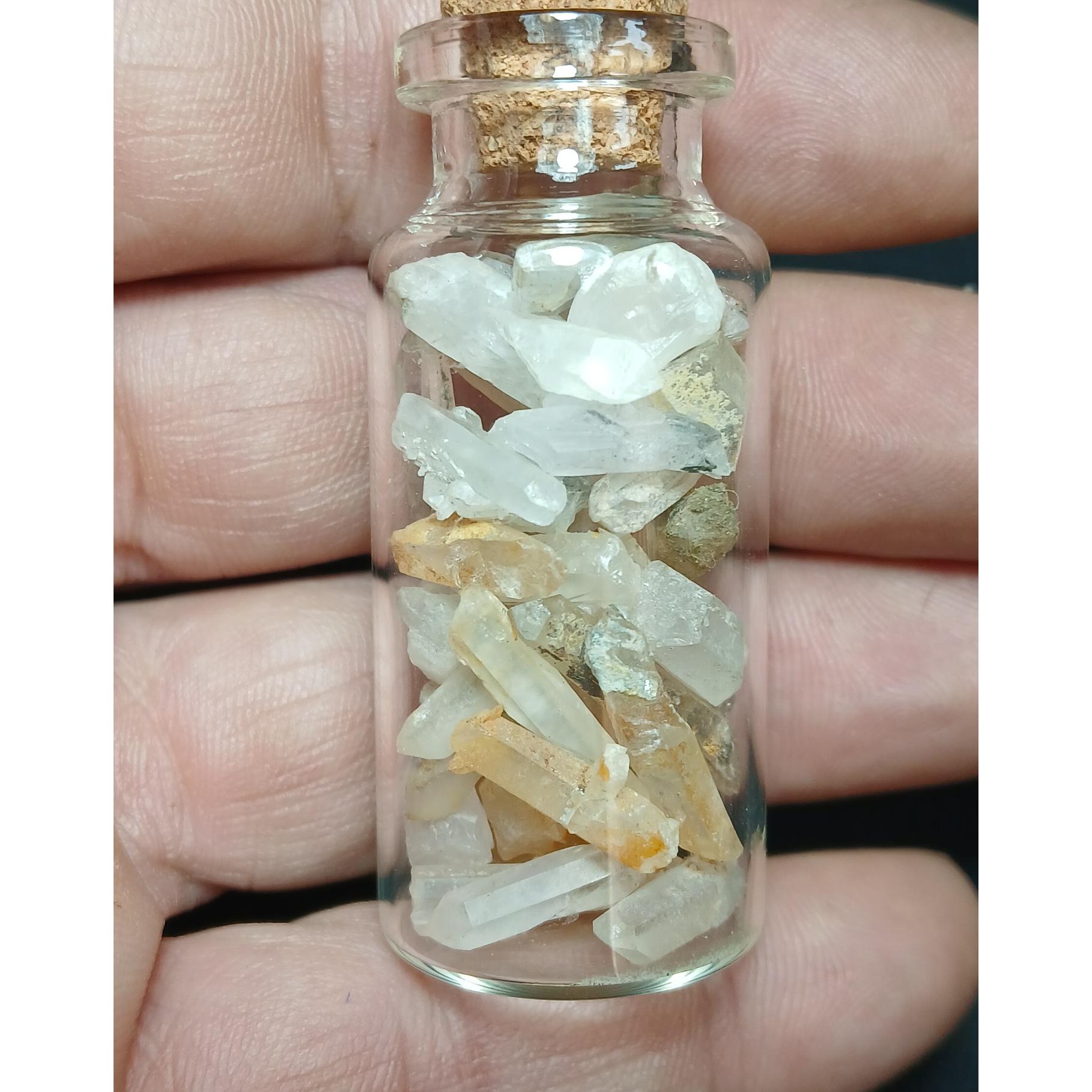 کوارتز بلورریز ابعادشیشه 5سانت