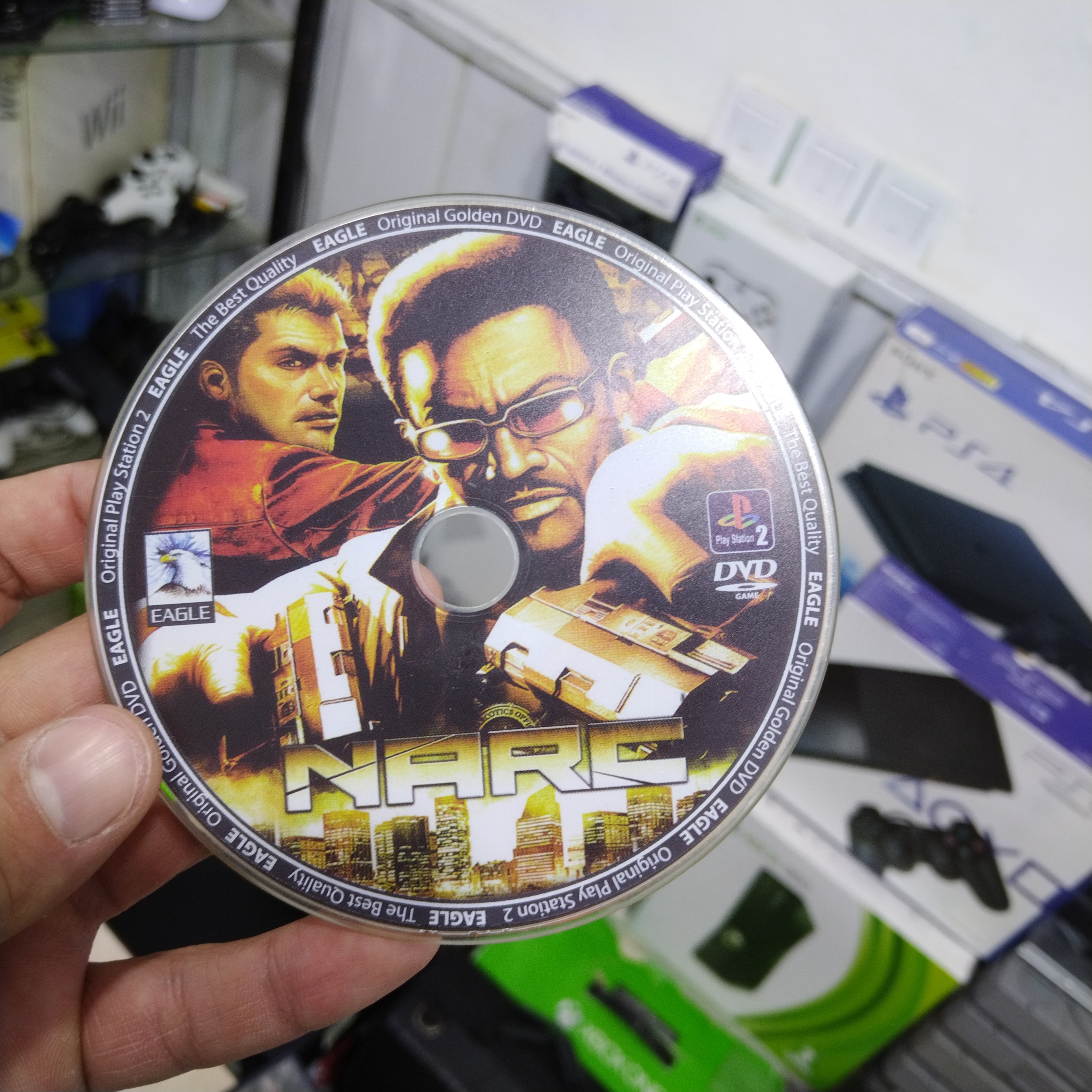 بازی اورجینال ps2 کمپانی Eagle پشت طلایی