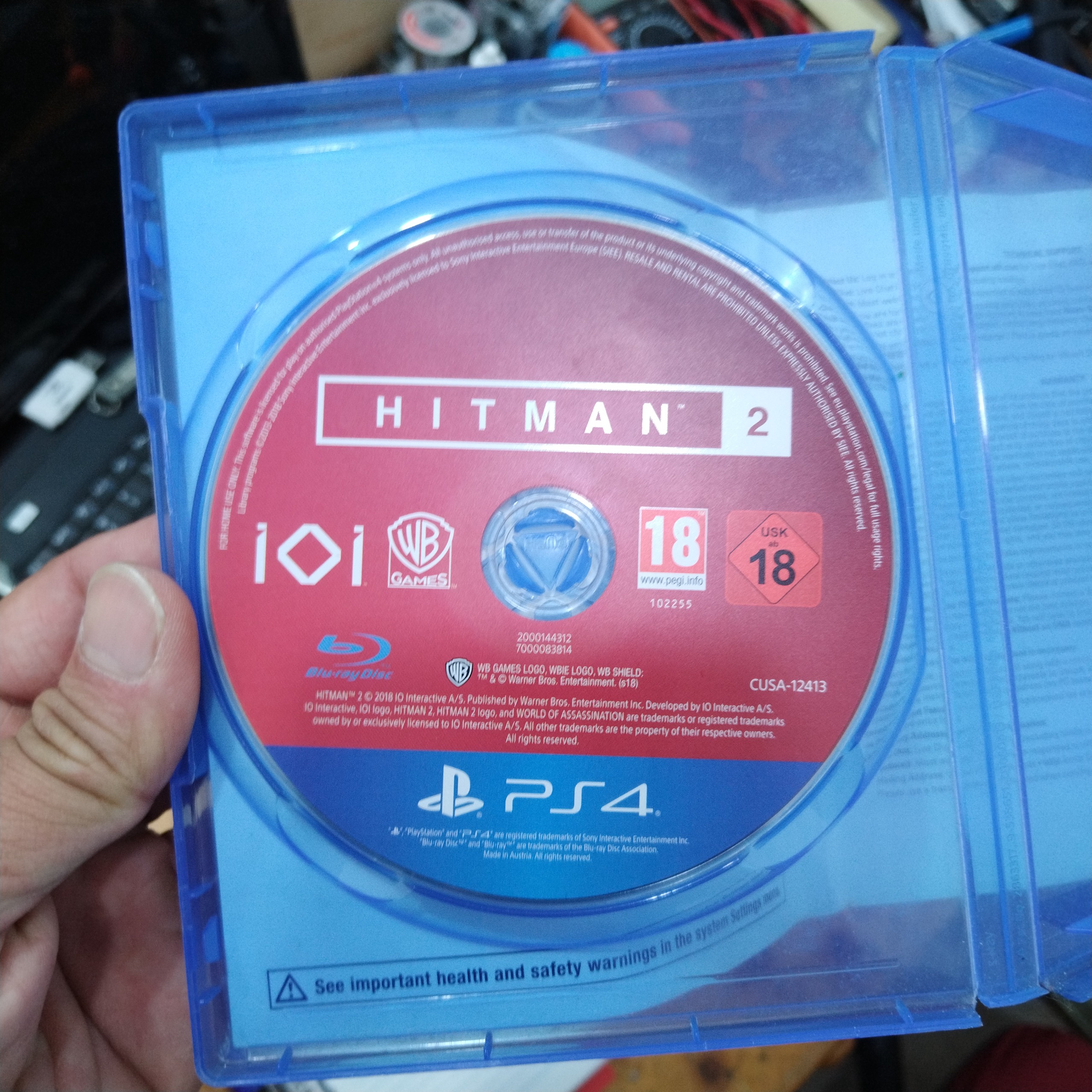بازی اورجینال hitman 2 ps4