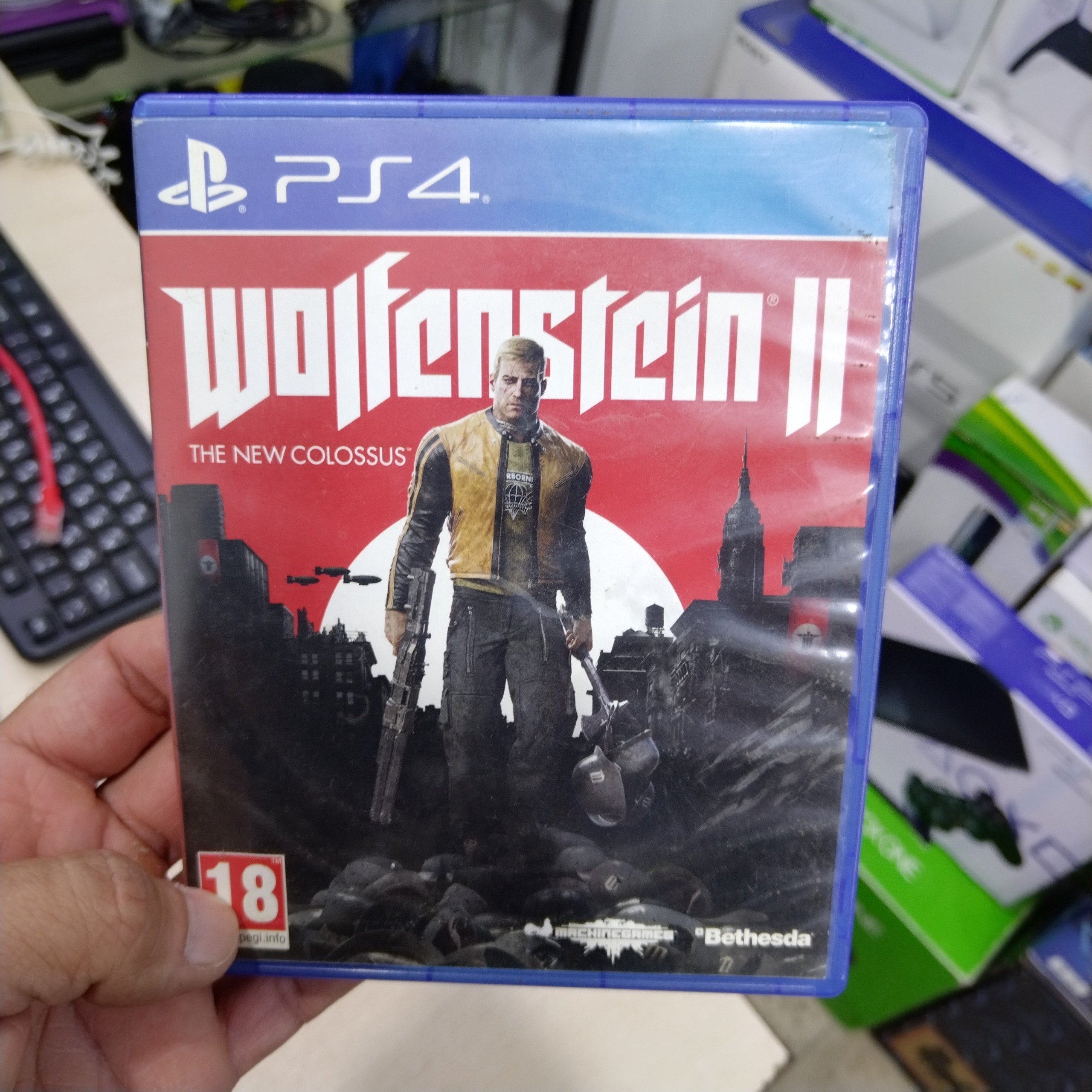 بازی اورجینال wolfeneshtin ps4