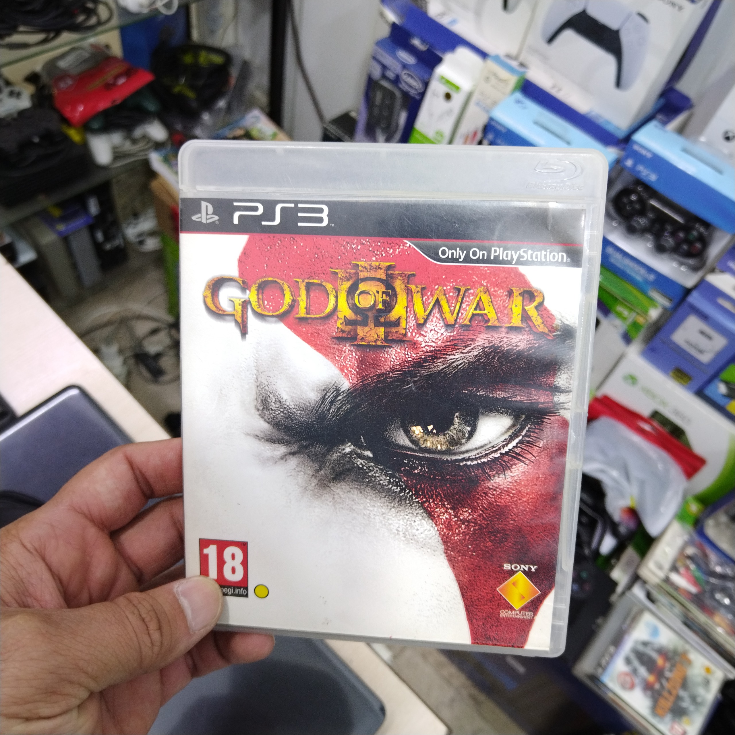 بازی god of war 3 برای ps3 اورجینال