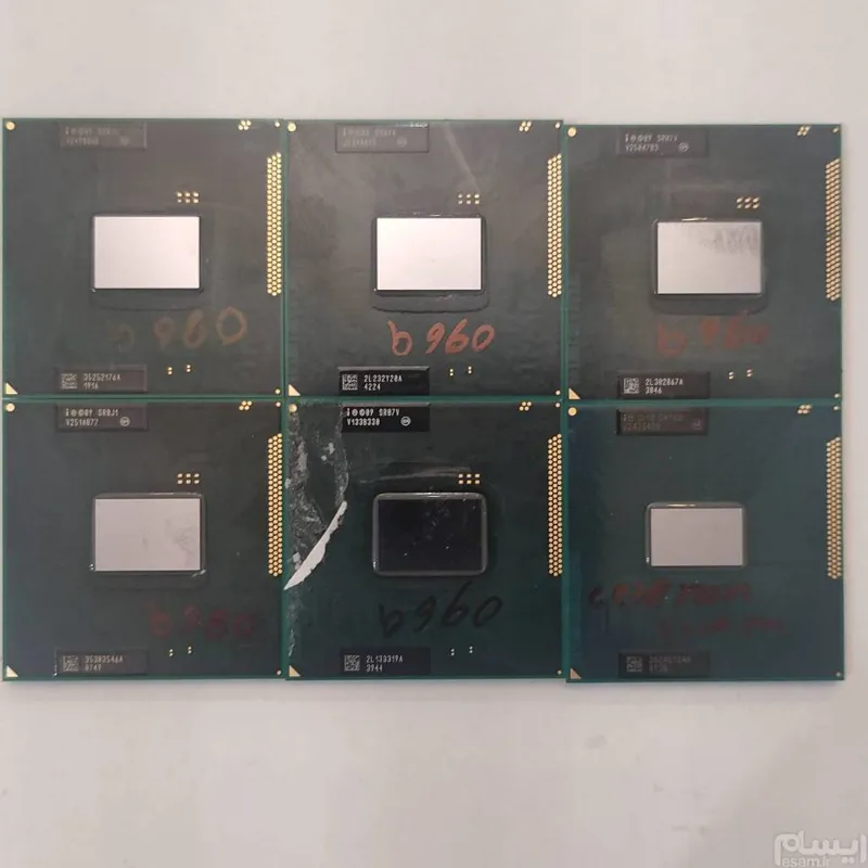 تعدادی پردازنده لپ تاپ intel pentium b940